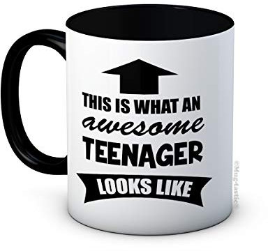 This is What an Awesome Teenager Looks Like - Ceramic Coffee Mug - A Great Gift Idea for Any Occasion