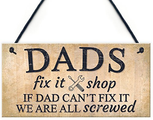 Rot Ocean Väter Man Cave Signs Garage Tür Wandschild Geschenke für Dad Daddy