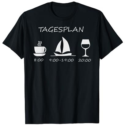 Tagesplan Segeln TShirt T-Shirt