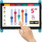 ELECROW For Raspberry Pi Screen, Touch Screen Monitor 5 Inch 800x480 Small Monitor Compatible with Raspberry Pi 5 4 3B+ 3B 2B BB Black Banana Pi Windows 10 8 7