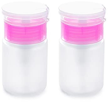 AKOAK Lot de 2 bouteilles d'eau vides portables de 60 ml en plastique pour dissolvant de vernis à ongles