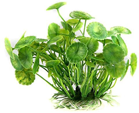 Ogquaton Eau Artificielle Herbe De Lotus Feuilles Poisson Tortue Réservoir Aquarium Plante Décor sous-Marin Paysage Accessoire Durable et Pratique