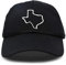 DALIX Texas Hat Lone Star State Herren Damen Baseballkappe - Schwarz - Einstellbar