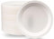 EcoWise 10 Large Strong Disposable Plates, Pack of 50 Ecofriendly Biodegradable Disposable Plates Sugarcane Fibre Compostable Plates Microwave Safe Party Plates for HOT & Cold Food (50, 10 Inch)