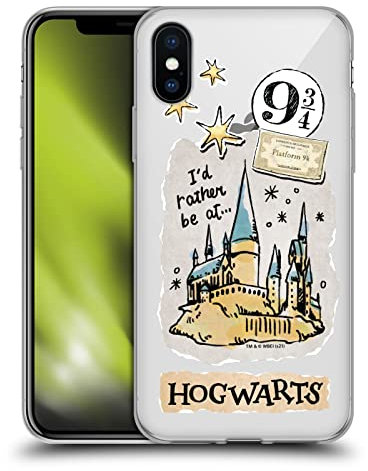 Head Case Designs Offizielle Harry Potter Hogwarts-Einklebebuch Erinnerungsstücke Soft Gel Handyhülle Hülle kompatibel mit Apple iPhone X/iPhone XS
