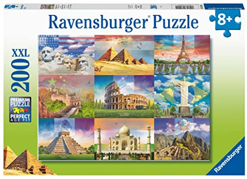 Ravensburger Denkmäler der Welt, 200-teiliges Puzzle für Kinder ab 8 Jahren