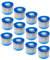 vhbw 12x Filterkartusche Typ VI kompatibel mit Bestway Lay-Z-Spa Hawaii, Monaco, Miami Pool - Ersatzfilter Blau Weiß