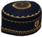Alwee ALW001 Herren Muslim Prayer Kufi Hat Skull Cap Islam Take Praying Beanie, dunkelblau, SMALL