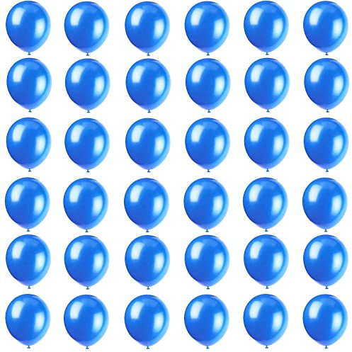 Kleine Luftballons Blau 5 Zoll Ballons,36 Stück Mini Luftballons Helium Ballons Partyballon Deko,Latex Luftballons für Geburtstag,Hochzeit,Geschlecht Offenbaren,Brautdusche,Babyparty Dekorationen