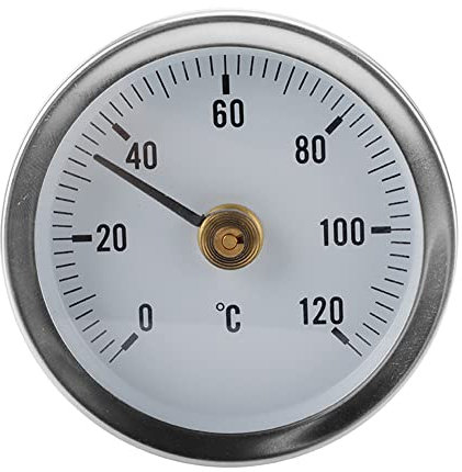 Termometro a morsetto su tubo, molla di riscaldamento, 63 mm, termometro termosifone, indicatore di temperatura di bilanciamento per casa e industria