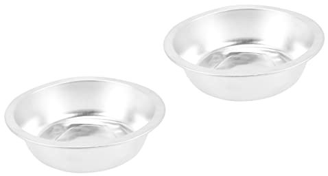 DOITOOL 2pcs Oil Drain Pan Static Aluminum Oil Catch Pan for Vehicle Maintenance Heat Resistant for Changes and Engine