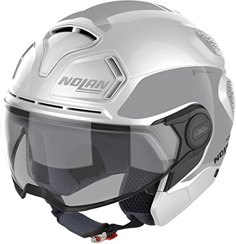 NOLAN N30-4 T Uncharted Jethelm (White Metallic,M (57/58))