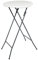 Rondy Mange Debout Pliant - Hauteur 110cm - Table Haute Pliable Diamètre 60cm - Structure Acier laquée