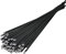 Skyzone 30 Pcs Stainless Steel Cable Ties - Heavy Duty Black Metal Ties with 200 lbs Tensile Strength for Exhaust Pipes, Garden, Pipes (4.6 x 300mm)