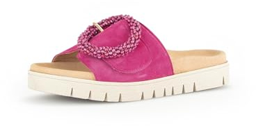 Gabor Damen Pantoletten, Frauen Slipper,Best Fitting,Backless Slipper,Gartenschuhe,Sommerschuhe,sommerclogs,Sandalen,Slides,pink,39 EU / 6 UK