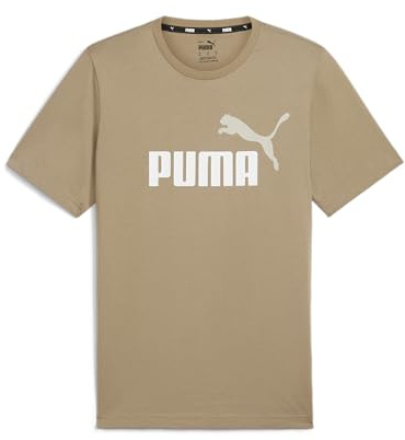 PUMA Unisex Ess+ 2 Col Logo Tee T-Shirts, Eichenzweig, L EU