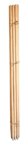 pokm toolsmarket - Besenstiel Holz Ersatzstiel, 170 cm, Holzstiel aus Buchenholz, Gerätestiel Ø 27 mm, Holzstiele für Gartengeräte, Gartenhacken - 10 stk.