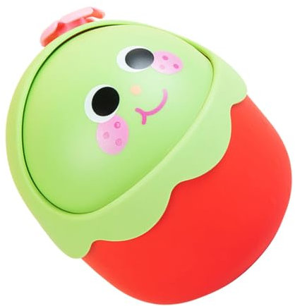 Ciieeo Mini Poubelle De Bureau Cute Avec Couvercle Forme De Fraise Petite Corbeille à Déchets Pour Bureau Salon Et Chambre Design Cartoon Et Pratique Pour Rangement