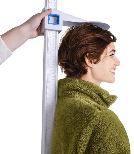 heninhill Estadiómetro Portátil Tallímetro 20-210cm Altímetro Medición de Altura Médica