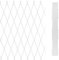 Il Gruppone Passione Casa Traliccio Grigliato Estensibile in PVC Sostegno Muro Fiori Piante Rampicanti Terrazzi Balcone Giardino Reticolato Fioriera Parete Verticale - Bianco - 1x1 Mt