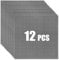 12 Pack Classic Baseplates Building Plates for Building Bricks 100% Compatible with All Major Brands-Baseplate, For Kids 3 Years Up, 10 x 10, Grey