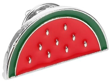 GALPADA Broche pastèque pour femme - Motif fruits - Pour chandail - Pour pulls, cols et robes - 2,40 x 1,20 x 1,00 cm - 1 pièce