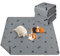 PICK FOR LIFE Saugfähige PIPI Pads für Meerschweinchen, 2 Stück 90x120cm Waschbare PIPI Pads für Kaninchen, Wiederverwendbare PIPI Matten, Unterlagen für Hamster, Kaninchen, Hunde