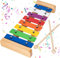 OUUTMEE Glockenspiel 8 Noten Xylophon für kinder Glockenspiel Farbenfrohe mit Mallet für den Musikunterricht Pädagogische