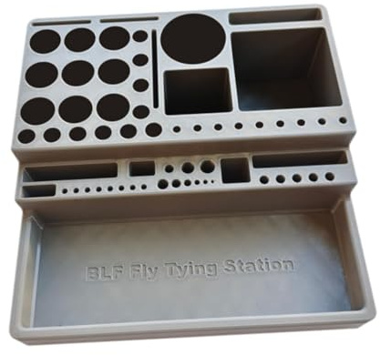 Sharplace Fliegenbinde-Werkzeug-Set, Desktop-Organizer, Aufbewahrung, kompakte Organisation, Geschenkartikel, Fliegenbinde-Werkzeug-Aufbewahrungsregal, für