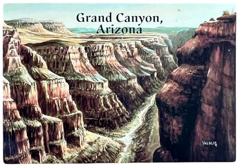 VALDEIG Magnet Grand Canyon, Arizona, National Park US Souvenir Deko Kühlschrankmagnete Kühlschrankmagnet - I Love Colorado River USA Route 66 Amerika Sticker, Magnete für Kühlschrank/Magnettafel, P