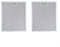 For RANGEMASTER Cooker Hood Compatible Grease Filter Set 2PCS Aluminum Mesh Design for Optimal Use