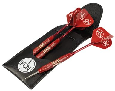1. FC Nürnberg Steeldart Set rot