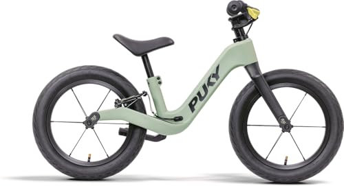 PUKY Next Set 12” & 14 Green/Black | Mitwachsendes Laufrad 2-6 Jahre | Kinderlaufrad ab 2 Jahre | Lauflernrad mit Bremse & Sicherheitslenkergriffen | Balance Bike | FlipChip Räder | Höhenverstellbar
