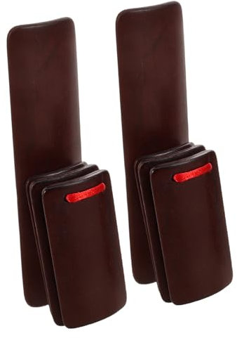 Supvox 2stücke Chinesisches Holzschlagzeug Traditionelle Holzkastagnetten Mit Griff Pädagogische Musikinstrumente Für Junge Mädchen Rhythmus-klappbrett Für Musikunterricht Und