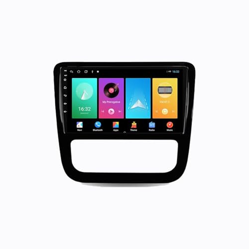 Android 13 2 DIN Pantalla Táctil Radio 9 Coche Pantalla para Volkswagen Scirocco 3 2008-2014 con Enlace Espejo/Navegación GPS/Radio FM/BT/Mandos Volante/Reproductor Multimedia(2+32G)