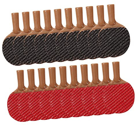 Gatuida 20 Stück Mini Tischtennis Anhänger Lustige Deko für Schlüssel Taschen und Mobiltelefone Geschenkidee für Geburtstage und Feiertage Simulation Tischtennis Bats Deko