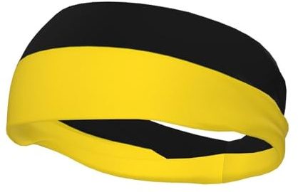 Baden-Württemberg-Flagge bedrucktes schweißableitendes Sport-Stirnband für Damen und Herren, perfekt zum Laufen, Basketball, Yoga und Wandern.