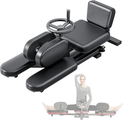 XZLZMYP Leg Stretcher Heavy Duty Leg Splits Machine Flexibility 3 Bar Leg Stretching Training Machine for Ballet Yoga Home Gym Exercise