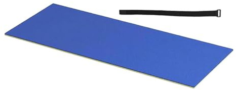 Ronyme Matelas flottant pour enfants, 1,50 0,55 m, en mousse, idéal pour la plage, la rivière, la piscine et les loisirs aquatiques, Jaune Bleu