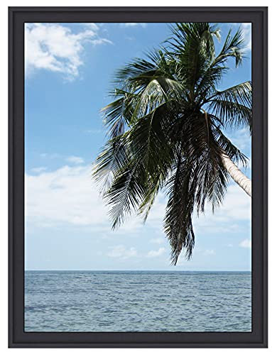 Caisse américaine pour Une Toile 50x100 / 100 x 50 Cadres Caisse Americaine Noir, 4 cm de Largeur, Cadre en Bois