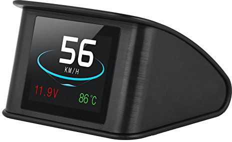 Digitaler Tachometer, Universal, hohe Kopfanzeige, HUD OBD2, Geschwindigkeitswarnung und Anzeige des Kraftstoffverbrauchs