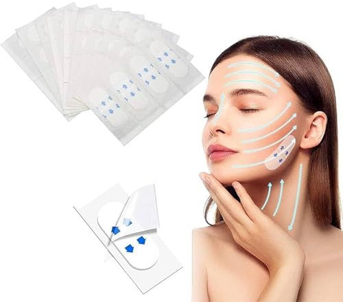 Face Lift Tape, Facelifting Aufkleber, 40 Teile/satz Unsichtbare Aufzug Gesicht Aufkleber Make-Up Kinn Heben Pads Make-up Facelifting Werkzeuge für Gesicht