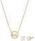Michael Kors MKC1260AN710 Damen Collier Set Collier&Ohrstecker Silber 925 45 cm