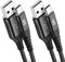 Cavo USB C 2 pezzi 2m, Cavo USB tipo C di ricarica in nylon tipo C, per Samsung Galaxy S10 S9 S8 Plus, Note10, Note9, M31, M20, A20e, A71, A51, A50, A40, A10e, Mi9, Mi8,Redmi 8
