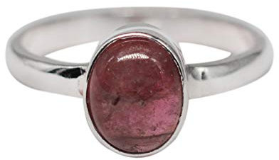 925 Sterling Silber Turmalin Edelstein Ring Größe 7 US Ring Schmuck Crystalcraftindia