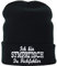 EXPRESS-STICKEREI Lustige Strickmütze - Warme Wintermütze mit Spruch Ich Bin sympathisch du Fi**Fehler - Beanie für Damen und Herren - Unisex Wollmütze - Haube mit Spruch