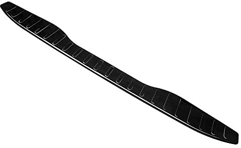 Aroba AR180-BL Edelstahl Schwarz Black Chrome Ladekantenschutz kompatibel mit Ford S-Max BJ. 5.2006-8.2015 passgenau Abkantung Farbe Schwarz-Anthrazit