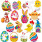 ENAIAH 5D Diamond Painting Set Ostern,16 er Diamond Painting Sticker Set,Ostern DIY Diamant Painting Kit,Ostereier Diamond Painting Aufkleber,Ostern Deko Ornamente Set für Osterngeschenk
