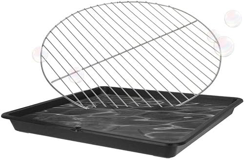 Large Oven or BBQ Grill Rack Soaking & Cleaning Tray