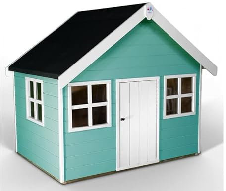 Jasmine Wooden Playhouse - (Mermaid Green)